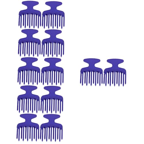 MAGICLULU 12 Stk Frisierkamm wide tooth comb massage kamm glatte Haarspitzen Kamm zum Toupieren der Haare Perücke Stylingkamm für Männer breitzahniger Rippenkamm Kämme zum Anheben der Haare von MAGICLULU