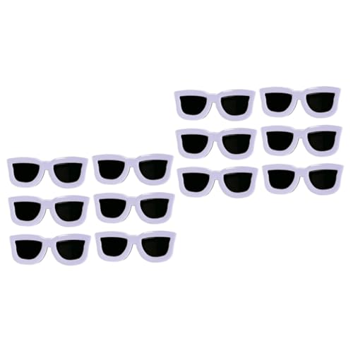 MAGICLULU 12 Stk Lustige Haarnadel Für Sonnenbrille Brille Sonnenbrille Sonnenbrillen Haarspangen Dekorative Seitliche Haarspange Kopfschmuck Für Mädchen Gläser Metall Kind Ausgabekarte von MAGICLULU