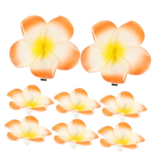 MAGICLULU 12 Stück Frangipani Haarspange Blumenmädchen Haarspange Hawaii Blumen Haarspange Blumenklammern Für Haare Plumeria Haarspange Haar Accessoires Für Mädchen Plumeria Blumen von MAGICLULU