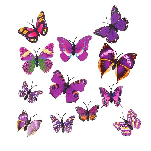 MAGICLULU Haarschmuck Mädchen Haarspangen 12er Set Schmetterlingsspangen Für Kinder Und Mädchen von MAGICLULU