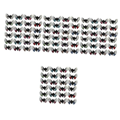 MAGICLULU 144 Stk Haarklammer Haarspangen aus Metall für Damen Haarspange Friseurklammern Haarnadel haarschmuck kleine Haarspange Kinder Haarkralle Kristall Kleiner Griff Fräulein Bauch von MAGICLULU
