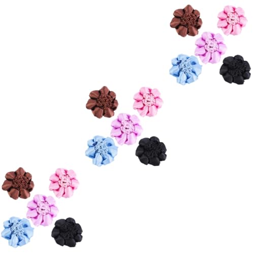 MAGICLULU 15 Stk Haarnetzbeutel Mädchen Haarnetz Haarspangen Netz haarschmuck Haarnetze Tänzer-Schlauch Tänzerin Haarnetz Spitze Schal Haarring Haare hoch Mitarbeiter Brötchen Polyester von MAGICLULU