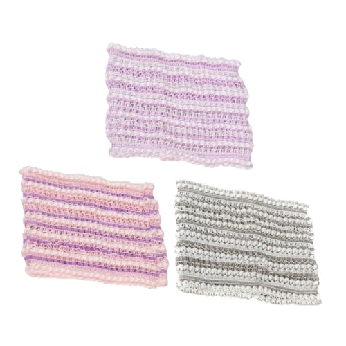 MAGICLULU 15 Stk Mesh-stirnband Haarband Frauen Schönes Stirnband Elastische Haargummis Haarbänder Für Die Dusche Fotokartenhalter Kopfbedeckung Spa Salon Fräulein Handtuch Polyester Gesicht von MAGICLULU