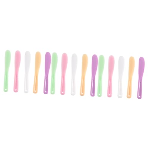 MAGICLULU 15 Stk Rührstab Filmplatte Rührlöffel Maskenplatte Selber Machen Manueller Maskenrührer Mini-make-up-löffel Make-up-applikatorstifte Salons Kieselgel Bürste Groß Wiederverwendbar von MAGICLULU