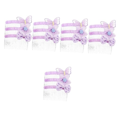 MAGICLULU 15 Stk Tüll Haarspange Haarkämme für dickes Haar Accessoires für Teenager-Mädchen Haarseitenkämme für Party Haarkämme aus Gaze die Blumen Haarschmuck Haarnadel von MAGICLULU