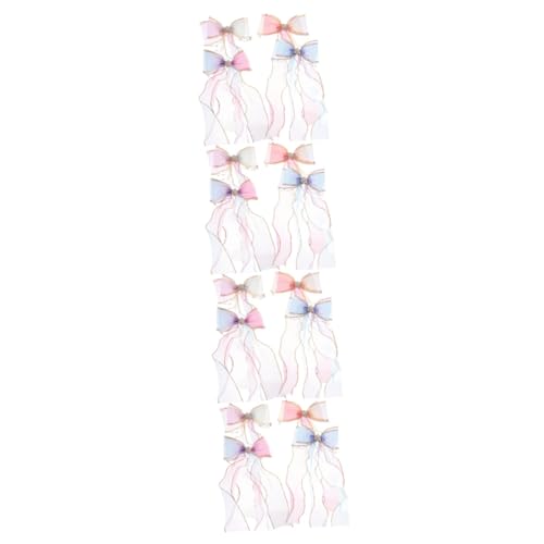 MAGICLULU 16 Stk Schleife Haarnadel kinder haarschmuck hair accessories for Haarschmuck für Weihnachten Schleife Haarclip Klammer Mädchen Krawatte Ausgabekarte Kopfbedeckung Legierung von MAGICLULU