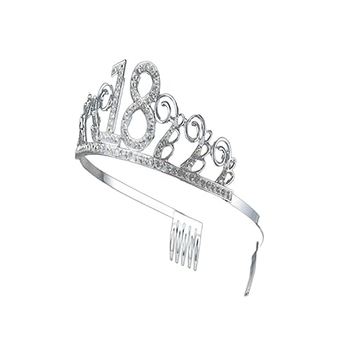 MAGICLULU 18 Kopfschmuck für Mädchen Braut Kopfschmuck Stirnbänder für Mädchen Braut Stirnband Perle elegant haar zubehör Tiara Haarschmuck Modische Kopfbedeckung Strasssteine schmücken Weiß von MAGICLULU