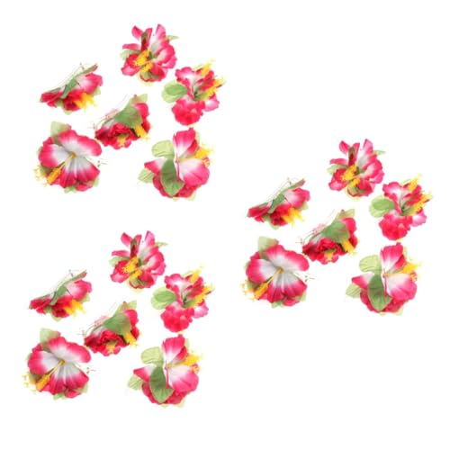 MAGICLULU 18 Stk Braut-Hochzeits-Haarspange hawaii flower hair clips hawaiian flower hair clip Haarbedarf hawaiisch Haar Klammern Haarklammer Blumenkopfschmuck für Mädchen Haarspange von MAGICLULU