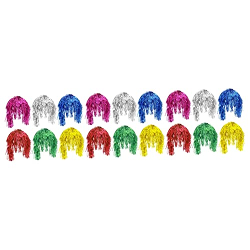 MAGICLULU 18 Stk gebürstete Perücke Farbe Perücke Vintage-Kleidung haar zubehör haarschmuck Kostüme für Männer Kleider Partyperücken kreative Haarperücke Cosplay schmücken von MAGICLULU