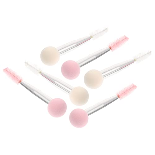 MAGICLULU 18 Stk Make-up-pinsel Aus Schwamm Trockene Grundierung Mischschwämme Für Make-up Mini-wimperntusche Stiftung Augenbrauenpinsel Multifunktion Aluminiumrohr Mixer von MAGICLULU