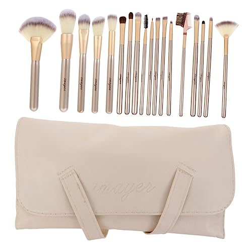 MAGICLULU 18 Stk Make-up-pinsel-sets Weicher Gesichtsrougepinsel Lidschatten Foundation-pinsel Für Make-up Gesichtsbürste Holzgriff Fräulein Kosmetik Beauty-tools von MAGICLULU