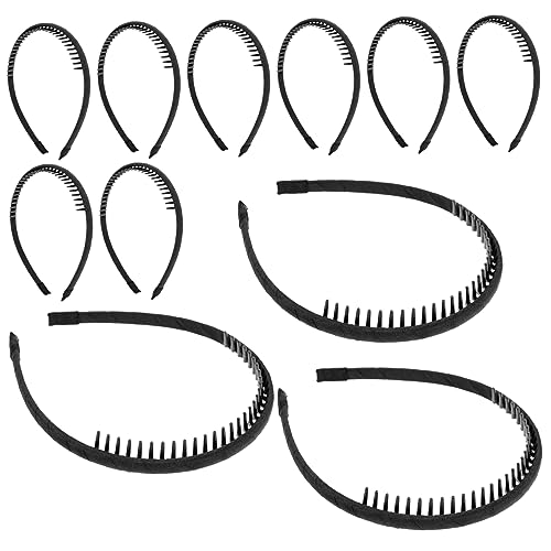 MAGICLULU 18 Stk gezahntes Stirnband hochstihl Hochwertige Verarbeitung Haarschmuck für die Dame Haarversorgung Haargummi hochzeitsdeko Frauen Haarschmuck rutschfeste Stirnbänder für Mädchen von MAGICLULU