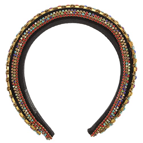 MAGICLULU 1Pc Mode Haar Hoop Strass Stirnband Breite Haar Hoop Frauen Haar Mode Stirnband Heißer Haar Hoop von MAGICLULU