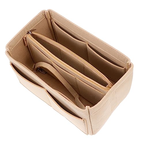 MAGICLULU 1Stk Aufbewahrungsbeutel aus Filz Einkaufstasche für Frauen Schminkkoffer aufbewahrungsdose Storage Boxes Make-up-Taschen Damen geldbörsen Federmäppchen Kosmetikkoffer abnehmbar von MAGICLULU