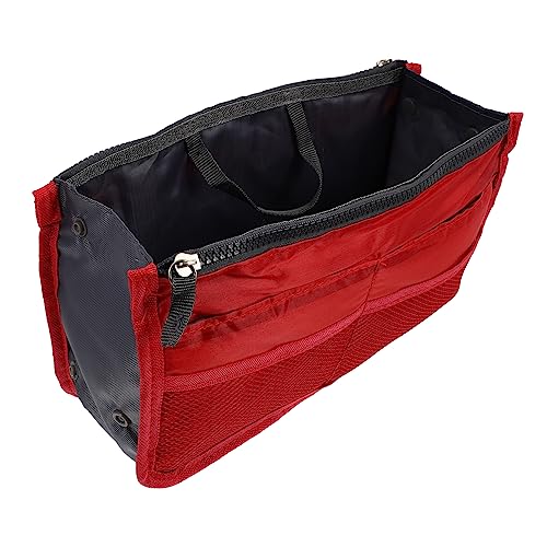 MAGICLULU 1stk Handtaschenfutter Tagesrucksäcke Für Männer Make-up-etui Herren-geldbörse Mini-geldbörse Für Männer Tragetasche Für Männer Innere Nylon Tasche in Tasche Rot Draussen Fräulein von MAGICLULU