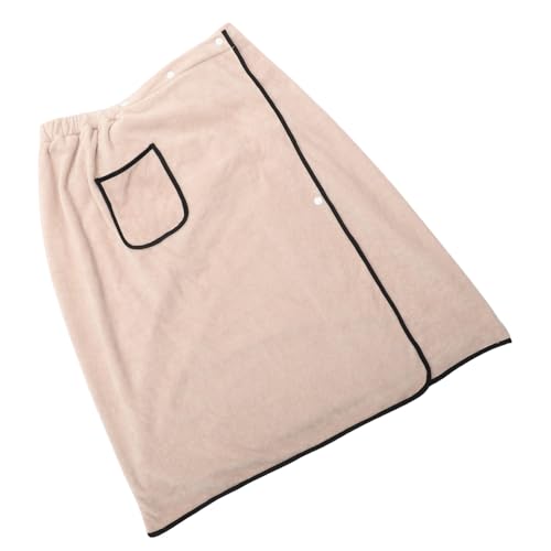 MAGICLULU 1stück Herren Badetuch Tragbare Badewannenrock Elastisches Material Mit Hoher Absorption Für Zuhause Fleece Komfortabel Zufälligen Farben von MAGICLULU