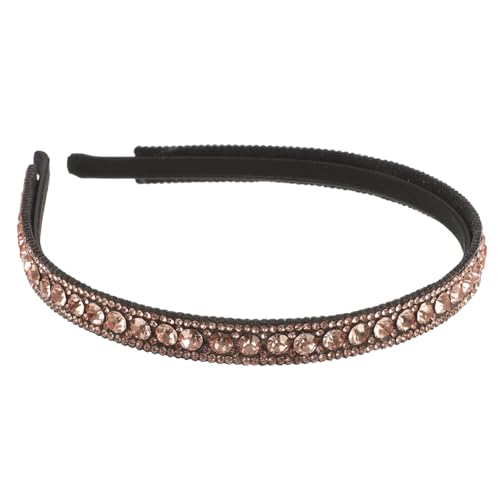 MAGICLULU 1Stk Stirnband Haarreifen aus Strass floraler Haarreif Frauenhaare Mode-Haarreifen Temperament Schal Weiß von MAGICLULU