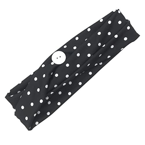 MAGICLULU 1Stk laufende Stirnbänder Lauf-Stirnband Männer-Bandana Haarband Turban Haargummi Stirnbänder für Männer kreative Haarbänder Stirnband mit Knöpfen Sport Schal Mann von MAGICLULU