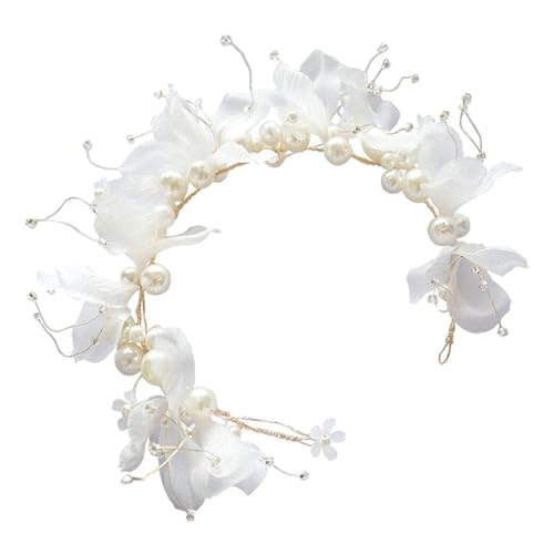 MAGICLULU 1Stk Hochzeit Stirnband Brautkopfschmuck für die Hochzeit Brautaccessoires hochzeitshaar schmuck wedding hair accessories Haarschmuck für die Hochzeit Kopfschmuck für die Braut von MAGICLULU