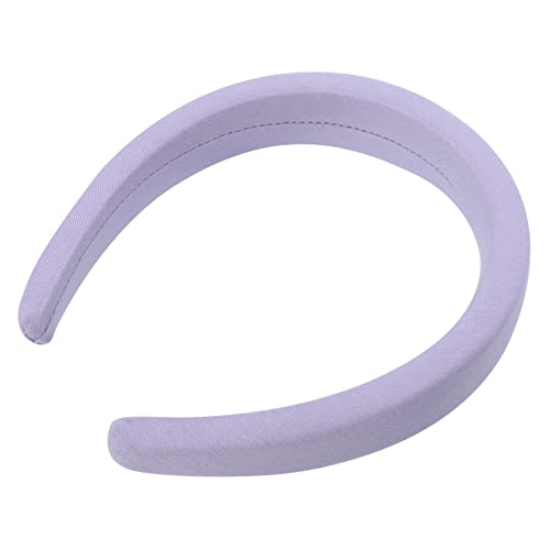 MAGICLULU 1stk Dickes Schwamm-stirnband Ballongewichte Brautkopfschmuck Für Die Hochzeit Gepolsterte Haarreifen Haargummis Für Frauen Tuch (polyester) Mädchen Koreanisch Schmücken Violett von MAGICLULU