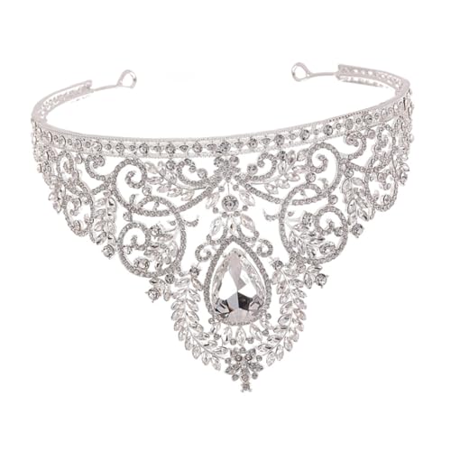 MAGICLULU 1stk Krone Tiara-stirnband Haarreifen Aus Strass Barock Hochzeit Braut Tiara Haarschmuck Zur Hochzeit Glänzende Zierliche Charme-diademe Strass-kopfschmuck Hochzeit Stirnband MAGICLULU 1stk Krone Tiara-stirnband Haarreifen Aus Strass Barock Hochzeit Braut Tiara Haarschmuck Zur Hochzeit Glänzende Zierliche Charme-diademe Strass-kopfschmuck Hochzeit Stirnband von MAGICLULU