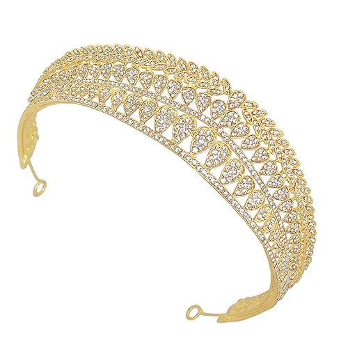 MAGICLULU 1stk Volldiamant-super-flash-krone Strass-stirnband Beliebte Kopfbedeckung Wunderschöne Krone Tiara-krone Für Frauen Hochzeitskopfschmuck Für Die Braut Hochzeitskrone Zinklegierung von MAGICLULU