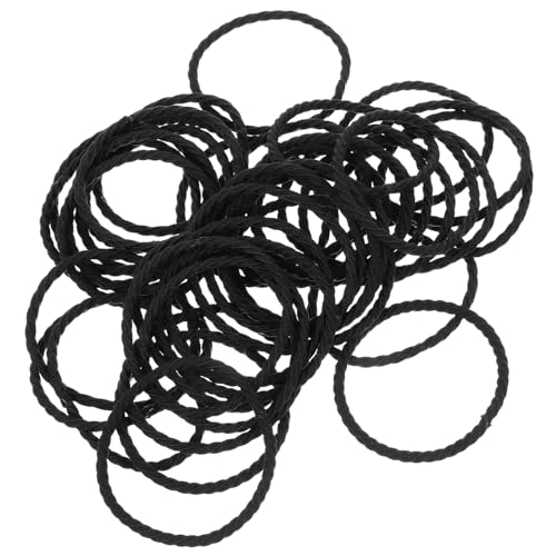 MAGICLULU 40 Stück Haargummis Für Mädchen Hochelastisch Einfach Nahtlos Haarkordel Pferdeschwanzhalter Dehnbar Für Haare Und Bequem von MAGICLULU