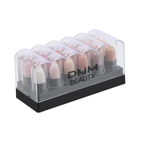 MAGICLULU 2 Kisten Lidschattenbox mit 12 Farben Bleistift-Lidschattenstift Glitzer-Lidschattenstift aufbewahrungsdose storage boxes Augenschimmerstift Schöne Augenkosmetik von MAGICLULU