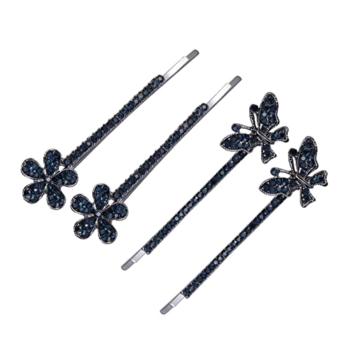 MAGICLULU Retro Haarschmuck Damen Haarspange Strass Ponyspange Retro Seitenclips MAGICLULU Retro Haarschmuck Damen Haarspange Strass Ponyspange Retro Seitenclips von MAGICLULU