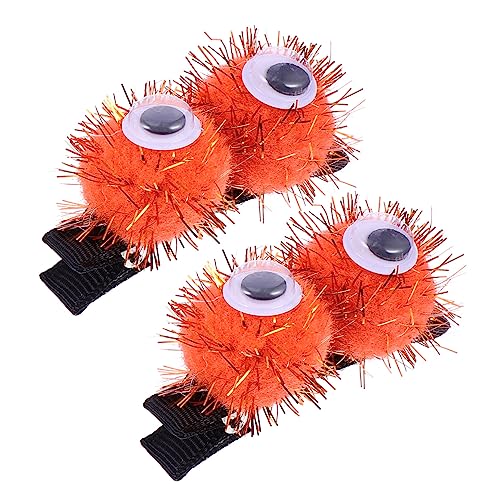 MAGICLULU 2 Paar Haars pange für Augäpfel Halloweenkostüm Augapfel- Haarklammern für Party halloween haarschmuck kinder halloween kinder geschenke Haarspangen Haarnadel Halloween-Requisite von MAGICLULU