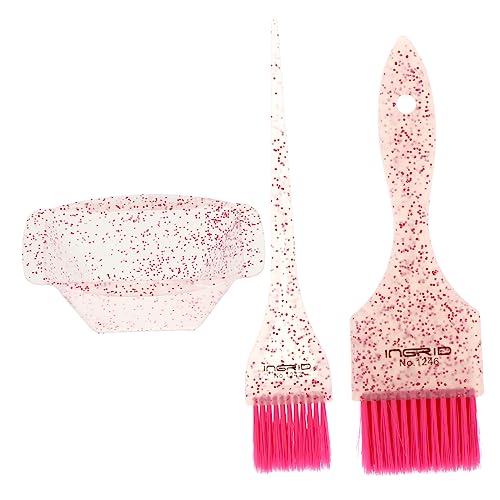 MAGICLULU 2 Sätze Haar färbemittel Zubehör Haarfärbepinsel Haarfärbemittel Bartfärbung für Männer Rosa Tie-Dye-Kit Herrenanzüge Friseurbürste Bürste zum Färben von Haaren Haushalt bleichen von MAGICLULU