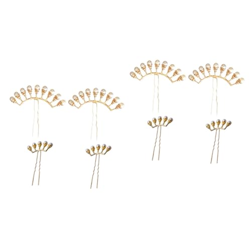 MAGICLULU 2 Sets Leichte Haarnadel Im Retro-stil Für Frauen Mädchen Und Teenager Kopfschmuck Im Chinesischen Stil 4 Stück * 2 von MAGICLULU