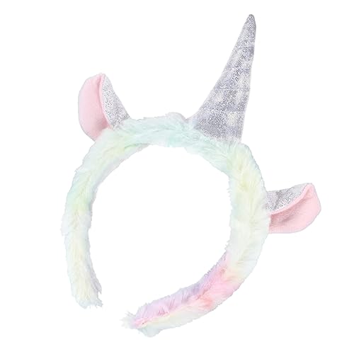 MAGICLULU 2 Stk einhorn stirnband kinder dekor Einhorn-Kopfschmuck kinder haarschmuck stutzenhalter Haargummi Haarband dekorativer Kopfschmuck Haarreifen Gradient Requisiten Kleidung Tuch von MAGICLULU