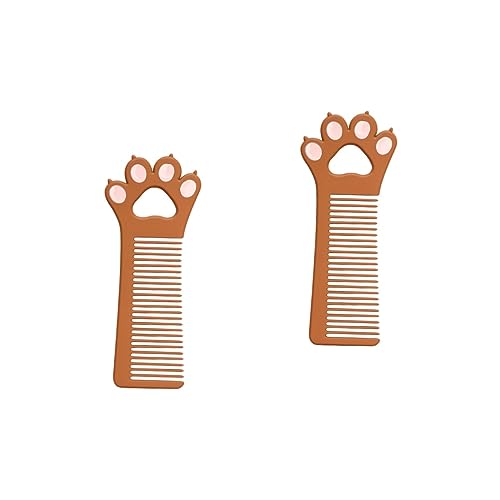 MAGICLULU 2 Stk Krallenkamm für Katzen lustige Cartoon-Haarkämme Haarkamm für Mädchen hair care tools kamm für haarglätter Friseurkamm Kamm für Katzenpfoten Bürste Zinklegierung Kind von MAGICLULU