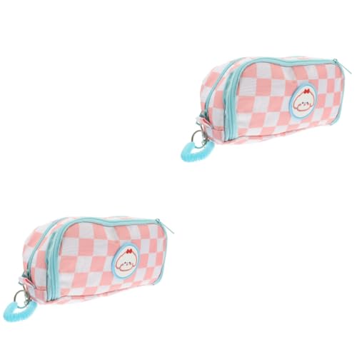 MAGICLULU Mäppchen 2 Stück Aufbewahrung Vielseitig Einsetzbar Groß Bezaubernd Schreibwaren-Organizer Tragbar Praktisch Multifunktional Muster Cartoon-Tasche Pinsel Stiftetui Behälter von MAGICLULU