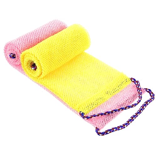 MAGICLULU Peeling Rückenschrubber Für Dusche 2 Stück Badeschrubber Peeling Handtücher Schrubbertuch Für Den Duschtuch Rückentuch Peeling Rückenschrubber Scheuertuch Duschschrubber Für Schrubber von MAGICLULU