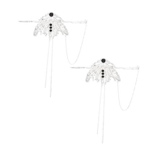 MAGICLULU Haarspange Mit Quaste Vintage-stil Chinesische Haarnadel Pferdeschwanzhalter Für Mädchen von MAGICLULU