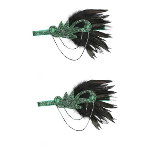 MAGICLULU 2 Stück Modisches Haarband Mit Strasssteinen Für Damen Im Europäischen Stil Für Partys Und Bankette von MAGICLULU