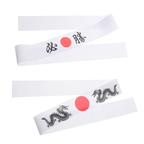 MAGICLULU 2 Stück Ninja-Kapuze Sushi-Hut Basketballstirnband Sohn eines Nussknackerhemdes Karate-Stirnband für japanische stirnband männer Sushi-Kochmütze Pi Day Hemden Polyester Weiß MAGICLULU 2 Stück Ninja-Kapuze Sushi-Hut Basketballstirnband Sohn eines Nussknackerhemdes Karate-Stirnband für japanische stirnband männer Sushi-Kochmütze Pi Day Hemden Polyester Weiß von MAGICLULU