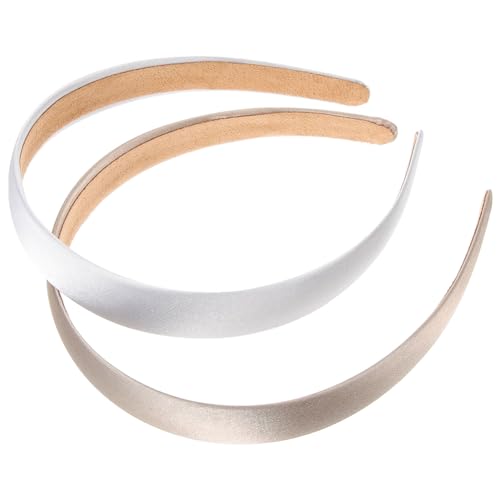 MAGICLULU Stirnband Damen 2er-pack Breitseite Haar Breites Stirnband Weiche Bequeme Haarbänder Für Mädchen Wickeln von MAGICLULU