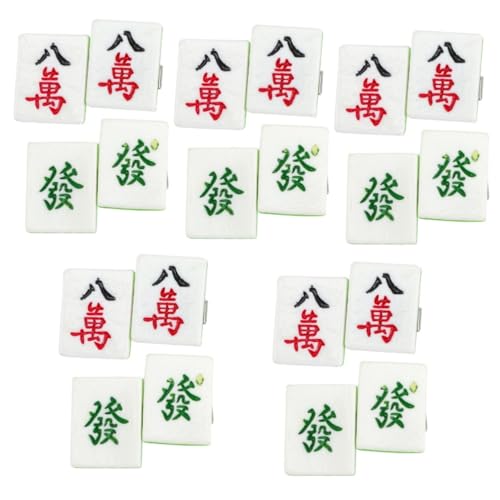 MAGICLULU 20 Stk Mahjong-Haarnadel Accessoires für Mädchen Süße Haarspangen für Mädchen haarschmuck kinder haarspangen Haarklammer Haarspangen kinder Haarspange für Mädchen niedlich Haarseil von MAGICLULU