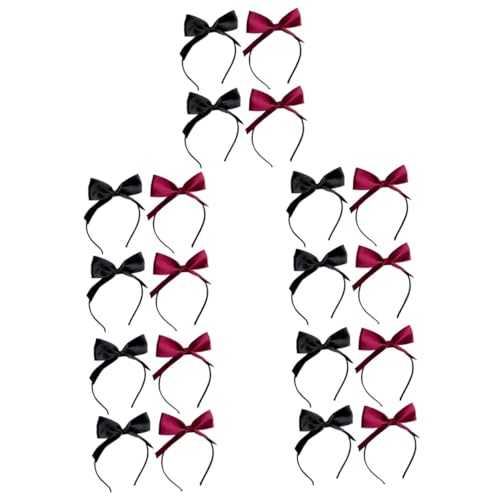 MAGICLULU 20 Stk Schleife Stirnband haar spangen haarclips Bowknot-Stirnbänder aus Stoff Flapper-Stirnband haarschmuck Haargummi rutschfeste Stirnbänder vielseitiges Stirnband Mädchen Tuch von MAGICLULU