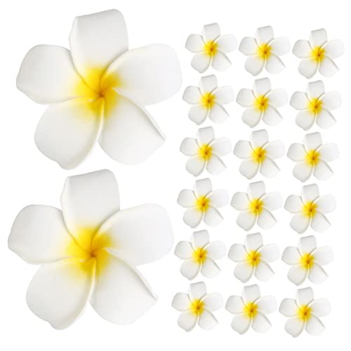 MAGICLULU 20stücke Blumen-haarspangen Mit Plumeria-blumen Zarte Haarspangen Mit Haarspange Für Frauen Und Mädchen Haarschmuck Für Hochzeit Kopfschmuck-accessoire von MAGICLULU