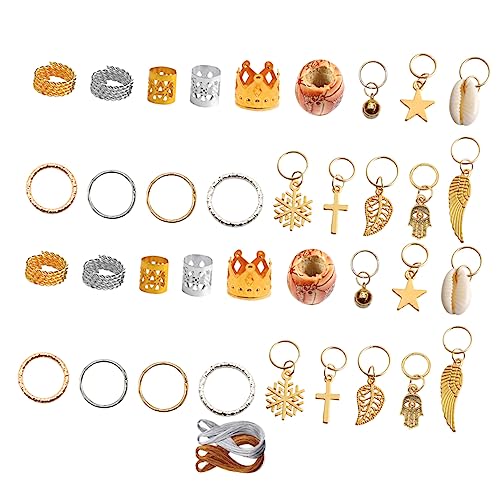 MAGICLULU Haarverlängerungszubehör 202-teiliges Dreadlock-perlen-schmuckset Silberne Manschetten Für Haarperlen Dreadlocks-zubehör Für Freunde MAGICLULU Haarverlängerungszubehör 202-teiliges Dreadlock-perlen-schmuckset Silberne Manschetten Für Haarperlen Dreadlocks-zubehör Für Freunde von MAGICLULU