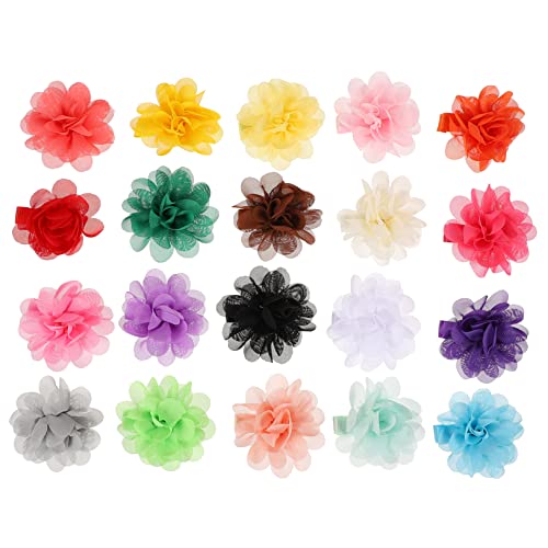 MAGICLULU 20st Chiffon-haarspange Mit Hawaiianische Blumenhaarspangen Für Frauen Boho-blumen Haarschmuck Für Mädchen Haarspange Mit Blumen Am Strand Sommer Fräulein Stoff Strandblume von MAGICLULU