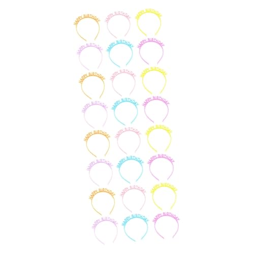 MAGICLULU 24 Stk Geburtstag Stirnband kinder haarschmuck hair accessories for girls geburtstag kopfschmuck Geburtstags-Tiara die Krone Haargummi Urlaubsfoto-Requisite bilden von MAGICLULU