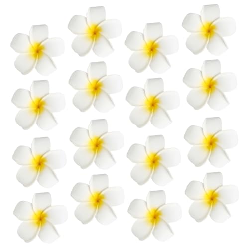 MAGICLULU 24stücke Hawaii Haarspangen Blumen Plumeria Strand-stil Dekorative Haarspangen Für Damen Für Party Und Alltag von MAGICLULU