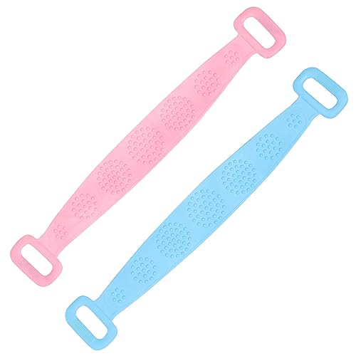 MAGICLULU 2er-pack Silikon-rückenwäscher Für Die Dusche Peeling-körper-sc-bürste Dusch-sc-bürstenhandtuch Und Koreanisches Peeling-handtuch von MAGICLULU