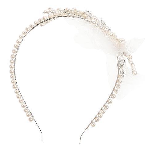 MAGICLULU 2St Braut Haarband Mini-Parfüm-Ersatz Haarreif aus Kristall merksam gift ideas haarschmuck goldene Tiara Hochzeit Stirnband Kopfbedeckungen für die Braut Strasssteine Zubehör Weiß von MAGICLULU