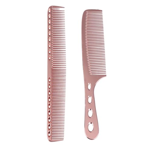 MAGICLULU 2St Friseurzubehör hair styling haargel kamm slice hair care Kopfschmerzlinderung Rosa Kämme für Männer Zahn Haarkamm künstliche Brötchen Mann Kamm Gabelkamm sprühen Haarschere von MAGICLULU